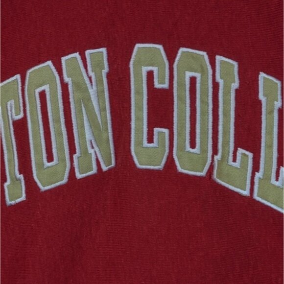 Vintage 90's Insulated Boston College Arch Hoodie - Picture 4 of 8